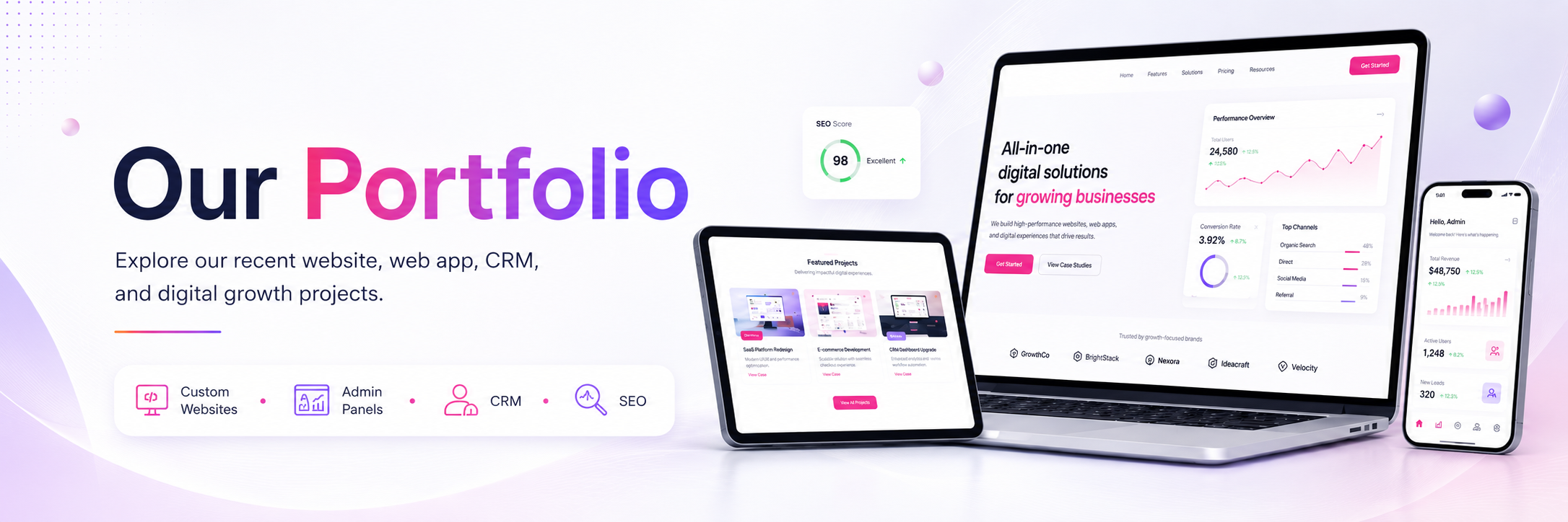 WebGrowPrime Portfolio